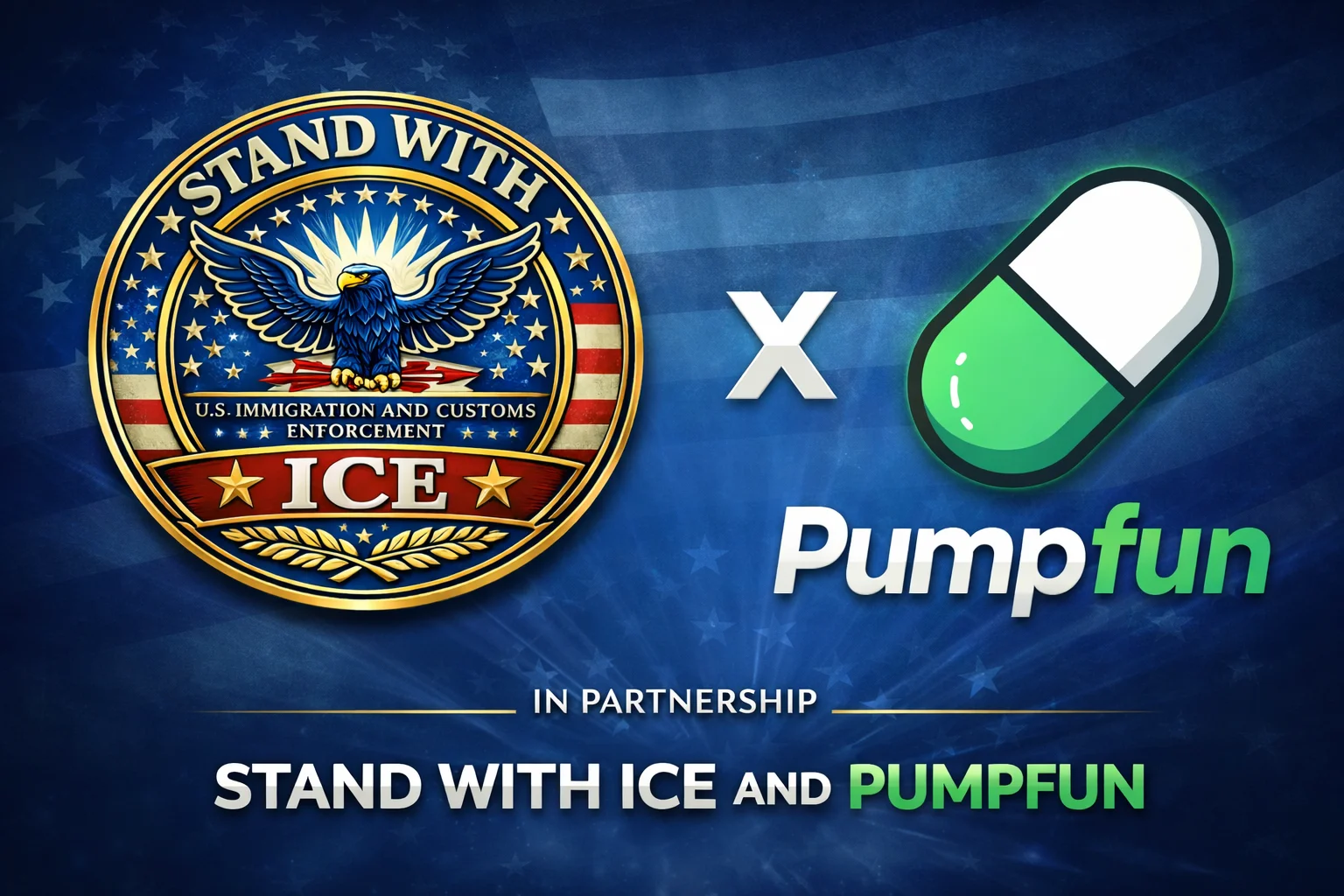 Stand With ICE x Pump.fun Partnership